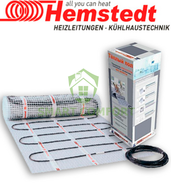 Теплый пол двухжильный нагревательный мат Hemstedt DH 0.3 m² 45W