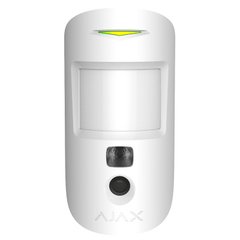 Датчик руху Ajax MotionCam (white) з фотокамерою