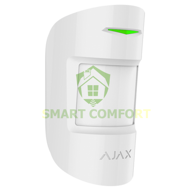 Ajax CombiProtect (white) комбинированный датчик движения и разбития