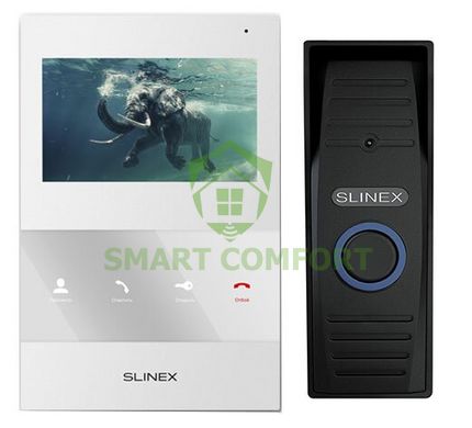 Комплект домофона Slinex SQ-04 + Вызывная панель Slinex ML-15HR