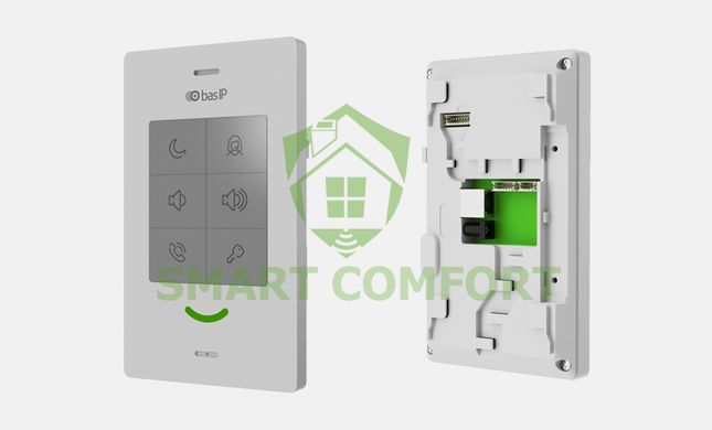 IP Аудиодомофон BAS-IP SP-03F Wi-Fi Білий/Чорний