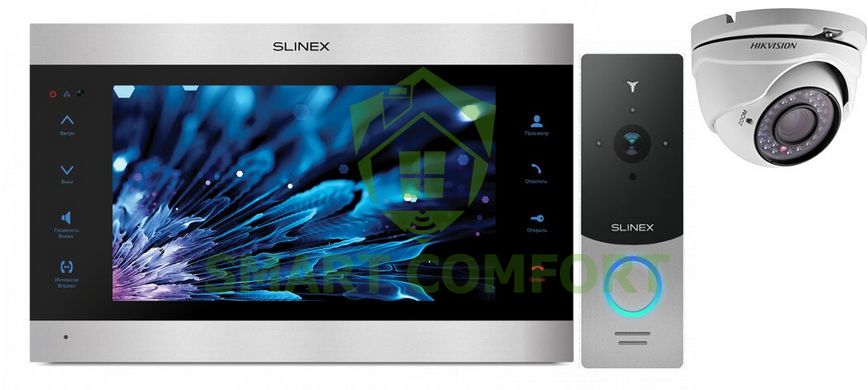 Комплект домофона Slinex SL-10 IPT - Wi-Fi, детекция + камера Hikvision