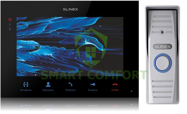 Комплект домофона Slinex SQ-07MTHD black-silver Full HD