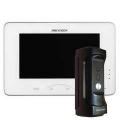 Комплект IP видеодомофон Hikvision DS-KH8301-WT
