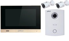 Комплект IP домофона Dahua DH-VTH1660CH + 2МП мини-камеры