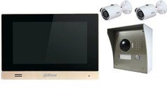 Комплект IP домофона Dahua DH-VTH1660CH + Панель + 2МП міні-камери