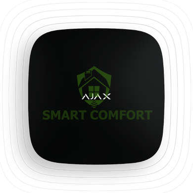 Інтелектуальний ретранслятор сигналу системи безпеки Ajax ReX Black