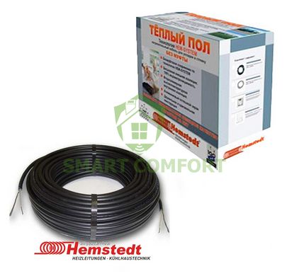Двожильний тонкий кабель для укладання під плитку DR Hemstedt (Німеччина) (тонкий кабель, крок 8 см)
