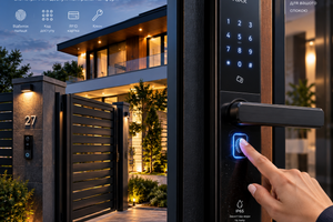 Биометрические электронные замки на калитку и дверь | Smart Comfort