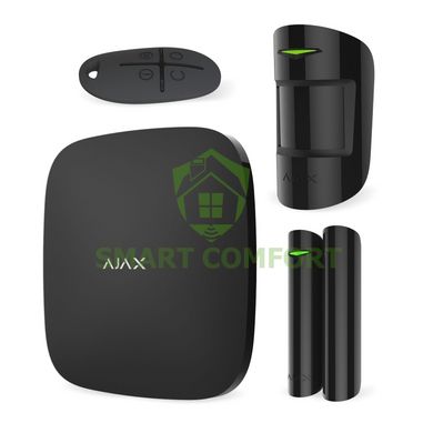 Комплект сигналізації Ajax StarterKit Plus (HubKit Plus) black