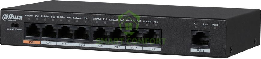 Неуправляемый POE коммутатор PFS3009-8ET-96