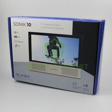Комплект домофона Slinex Sonik 10 Black и Slinex ML-20HD Gray