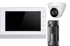 Комплект IP домофона Dahua DH-VTH1550CH + 2МП камера