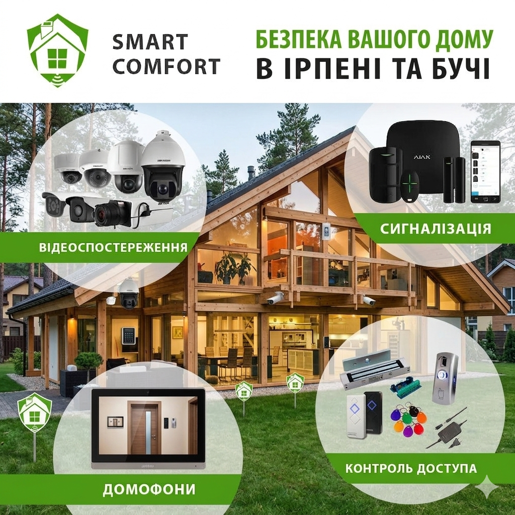 Яку систему безпеки обрати для будинку | Ірпінь, Буча, Гостомель