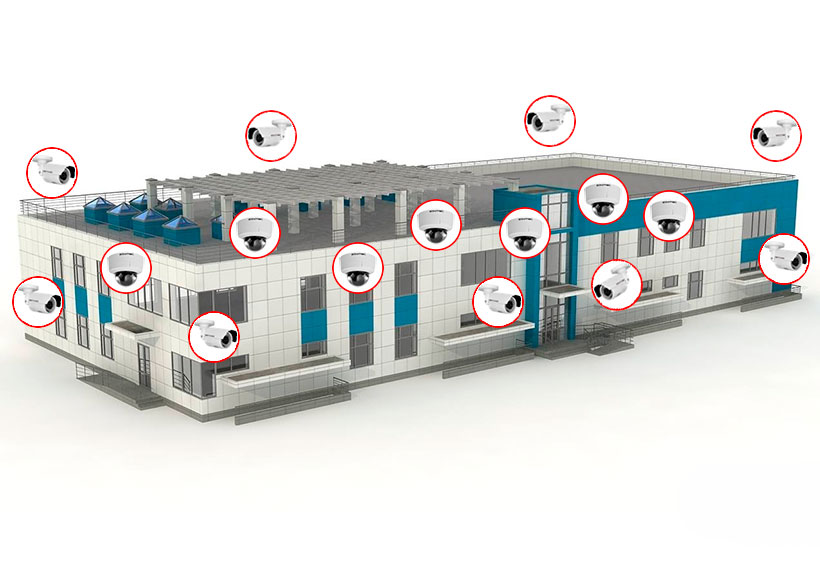 Установка видеонаблюдения в многоквартирном доме, установить камеры в МКД